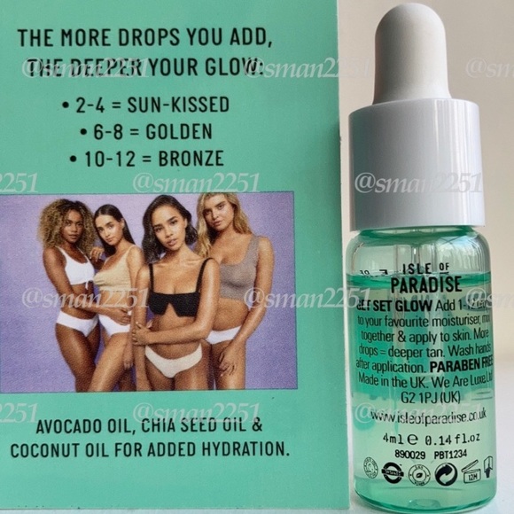 💛NEW!💛Isle Of Paradise Tanning Drops BNIP! - Picture 12 of 15
